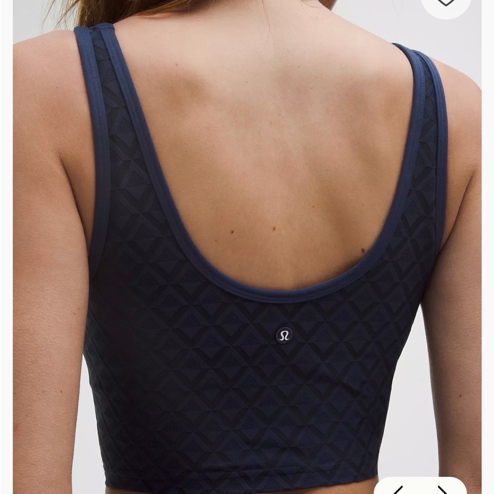 Lululemon Athletica Navy Textured Sports Bra